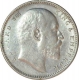 Silver One Rupee Coin of King Edward VII of Calcutta Mint of 1905.