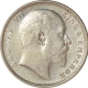 Silver Rupee of King Edward VII of Calcutta Mint of 1907.