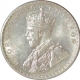 Silver One Rupee Coin of King George V of Calcutta Mint of 1912.