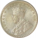 Silver One Rupee Coin of King George V of Calcutta Mint of 1916.