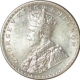 Silver One Rupee Coin of King George V of Calcutta Mint of 1917.