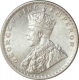 Silver One Rupee Coin of King George V of Calcutta Mint of 1917.