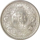 Silver One Rupee Coin of King George V of Calcutta Mint of 1918.