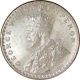 Silver One Rupee Coin of King George V of Calcutta Mint of 1919.