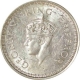 Silver One Rupee Coin of King George VI of Bombay Mint of 1944.