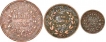 Lot of Three Copper Different Denomination Coins of East India Company of Different Mint of 1835.