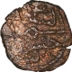 Error Copper Half Falus Coin of Abul Hasan of Golkond Kingdom.