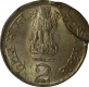 Error Cupro Nickel Two Rupees Coin of Republic India of 1992.