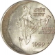 Error Cupro Nickel Two Rupee Coin of Republic India of 1999.