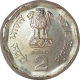 Error Cupro Nickel Two Rupee Coin of Republic India of 2000.