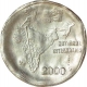 Error Cupro Nickel Two Rupee Coin of Republic India of 2000.