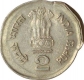 Error Cupro Nickle Two Rupee Coin of Hyderabad mint of Republic India of 2003.