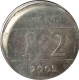 Error Steel Two Rupee  Coin of Calcutta Mint of Republic India of 2005.