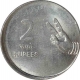 Error Steel Two Rupee Coin of Calcutta mint of Republic India of 2007.