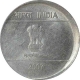 Error Steel Two Rupee Coin of Calcutta mint of Republic India of 2007.