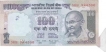 Error One Hundred Rupees Bank Note of Republic India.