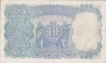 Ten Rupee Bank Note of King George V of signed by J W Kelly of 1933.