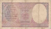 Two Rupees Bank Note of King George VI signed by C D Deshmukh.