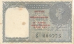 One Rupee Bank Note of King George VI signed by C E Jones of 1940.