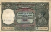 One Hundred Rupees Bank Note of King George VI of Burma Military Administration of 1945.