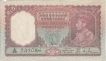 Five Rupee Bank Note of King George VI of signed by  J  B  Taylor of Burma issue.