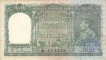 Ten Rupees Bank Note of King George VI of  signed by J B Taylor of Burma  issue of 1938.