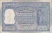 One Hundred Rupees Bank Note of Reserve Bank of India signed by B Rama Rau of Madras Circle 1951.