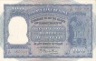 One Hundred Rupees  Bank Note of Reserve Bank of India signed by B Rama Rau of Bombay Circle of 1953.