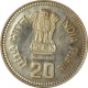 Twenty Rupees Cupro Nickel of Republic India of  Bombay Mint of 1989.