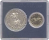 UNC Set of Ten Rupees and Twenty Paise Coins of Bombay Mint of the year 1970.