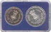 UNC Set of One Hundred and Ten Rupees Coins of Bombay Mint of 1980.