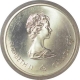 Silver Ten Dollar Coin of Elizabeth II of Canada.