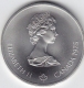 Silver Ten Dollar Coin of Elizabeth II of Canada.