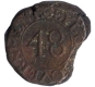 Copper Fourty Eight Stivers Coin of George III of Ceylon.