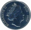 Cupro Nickle One Dollar Coin of Elizabeth II of Fiji.