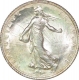 Silver One Franc Coin of France.