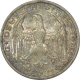 Silver three Reich mark Coin of Germany of 1927.