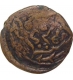 Copper Fulus Coin of Iran.