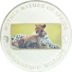 Silver Plated Cupro Nickle of Ten Kwacha Coin of Republic of Malawi.