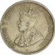 Silver Ten Cents Coin of Straits Settlements of 1917.