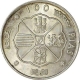 Silver Hundred Pesetas Coin of Caudilo of Spain of 1966.