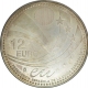 Silver Twelve Euro Coin of Spain of 2010.