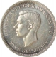 Cupro Nickel Five Shillings Coin of George VI of United Kingdom of 1951.