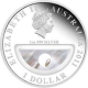 Silver One Dollar Proof Coin of Elizabeth II of Australia of 2011.