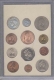 Different denominations Proof Coins of Great Britain.