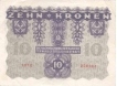 Ten Kronen Bank Note of Austria of 1922.