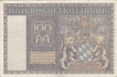 One Hundred Mark Bank Note of Bavaria of 1922.