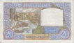 Twenty Vingt Francs Bank Note of France of 1940.