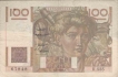 Hundred Cent Francs Bank Note of France of 1953.