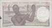 Five Francs Bank Notes of French West Africa of 1953.